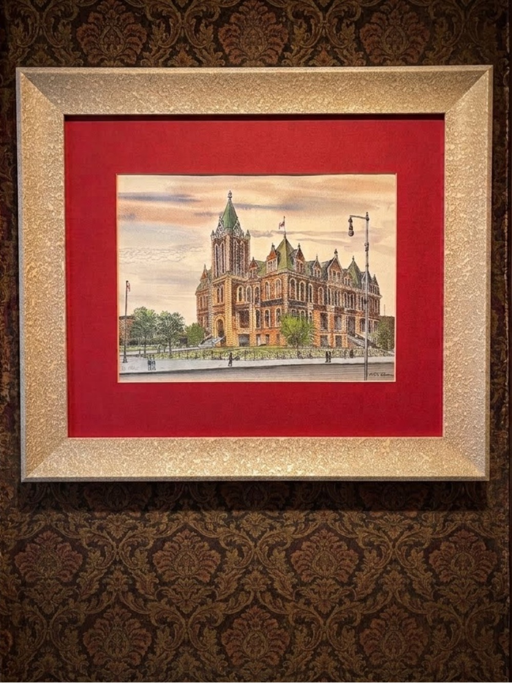 Limited edition "Old City Hall, Regina" Hungarian-Canadian artist FRANK KASZAS